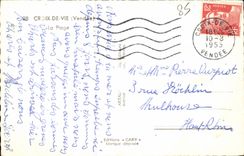 Croix de Vie MODERNE KARTE der Strand