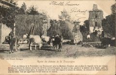 CPA ruiniert Schloss des uberbruckenstuckes (Kuhe)