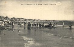 Sande von olonne CPA der Strand (Kinder)