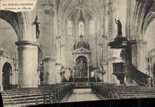 Sande von Innenolonne CPA der Kirche
