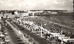Sande von olonne CPA der Damm und der Strand