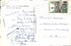 CPA Strand und Hafen der Sande von olonne und recht von sablaise