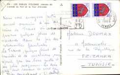 CPA Sande olonne des Hereinkommens des Hafens und des Aufsatzes von Arundel