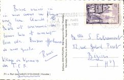 Sande von olonne CPA der Hafen