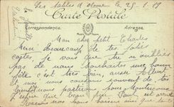 Sande von olonne CPA welches die Allee Georges hohlen (Eselseselmaultier)