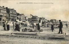 Sande olonne CPA des Wettbewerbs der Aufbauten auf dem Strand