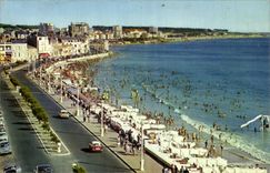 Sande von olonne CPA der Strand und der Damm genommen vom schonen Ufer des Hotels