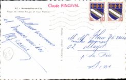 Noirmoutier CPA Beach of the red handle and Plantier turn