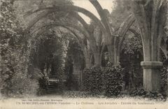 Str Michel im Herm CPA der Schloss-Saulengange Eingang des Untergrund