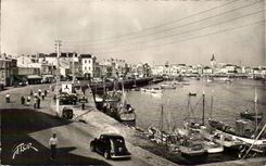 Sande von olonne CPA der Hafen