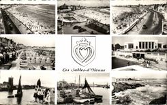 Sande olonne der MODERNEN KARTE