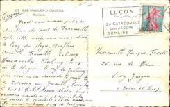 Sande olonne der MODERNEN KARTE SAblaise