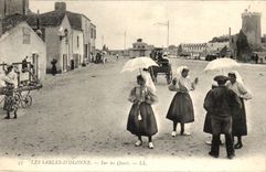 Sande von olonne CPA auf den Kais (sablaise sablaises)