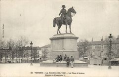 The Rock on Yon CPA Places of Statue weapons of Napoleon 1st