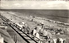 Saint Gilles Croix de Vie CPA the beach
