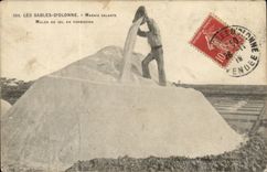 CPA Sande der olonne Salzwasser Sumpfe salzen Mulon in der Anordnung