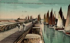 CPA Sande von olonne der Wiedereintritt der Bootssardineboote