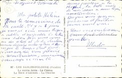 CPSM Sande von olonne der kleine Pier der Kanal den der Aufsatz von Arundel Thatch