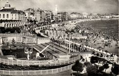 CPSM Sande von olonne der Strand und der Swimmingpool