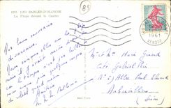 CPSM Sande von olonne der Strand vor dem Kasino