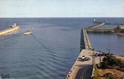 CPSM Sande olonne des Hereinkommens des Hafens