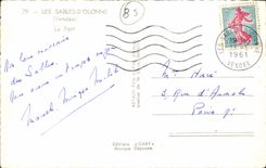 CPSM Sande von olonne der Hafen