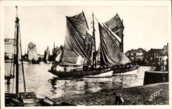 CPSM Sande der olonne Abfahrt von thonniers