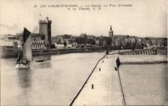 CPA Sande von olonne der Kanal der Aufsatz von Arundel und von Thatch (Boote der Sunde)