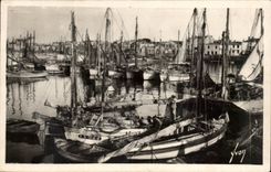 CPA Sande von olonne eine Ecke des Hafens