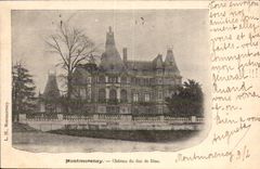 Montmorency CPA Castle of the duke of Dino