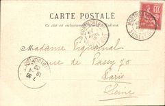 Montmorency CPA Castle of the duke of Dino