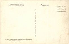 Rambouillet CPA the northern castle frontage François Turn 1st