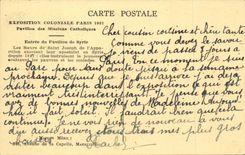 CPA Exposition coloniale internationale Paris 1931 Pavillon des missions catholiques Entree du pavillon de Syrie