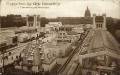 CPA Pavillon des Arts Decoratifs 1925 Esplanade des Invalides