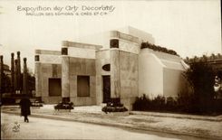 CPA Pavillon des Arts Decoratifs 1925 Pavillon des Editions Cres et Cie