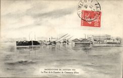 Believed of the Seine Paris CPA the port of the chamber of commerce of Ivry