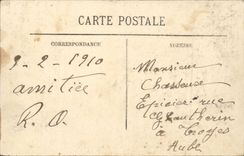 Believed of the Seine Paris CPA Floods Street of Lyon