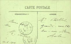 Believed of the Seine Paris CPA Floods the bridge of the Small towers