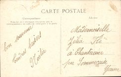 Believed of the Seine Paris CPA Floods Saint Denis the street of Briche