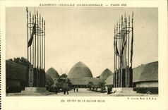 EXposition coloniale internationale Paris 1931 Entree de la section belge