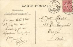 Market of the army May 29th 1904 CPA In front of the hotel of the Morning before departure TOP (newspaper gendarme)