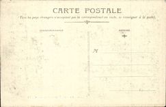 Raw CPA Floods of the Seine Paris Montaigne Avenue