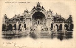 CPA Exposition universelle de 1900 Paris Le chateau d'eau