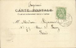 CPA Exposition universelle de 1900 Paris La passerelle de l'Alma