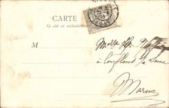 Paris CPA Le coup de canon de Midi au Palais Royal