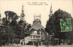 Paris CPA Magic City La porte monumentale