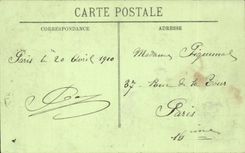 Paris - 6 - the Great Rising of the Seine January 1910 - the Bridge of the Saints Fathers - CPA