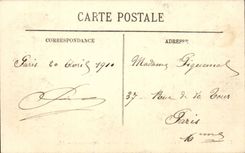 Paris - 6 - the Great Rising of the Seine January 1910 - Boulevard Saint Germain - CPA