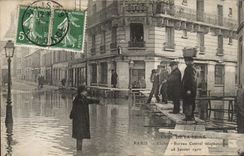 Paris - 11 Believed of the Seine - Clichy Office Telephone center January 1910 - CPA