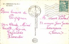 Perpignan CPA Les jardins